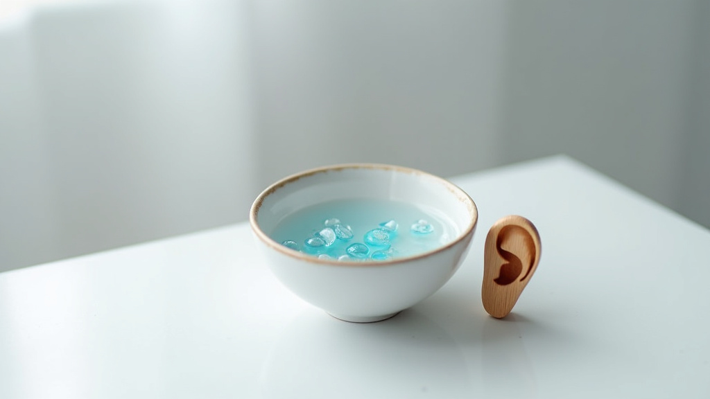 Diagramme montrant l'action d'Audicil sur la circulation sanguine de l'oreille