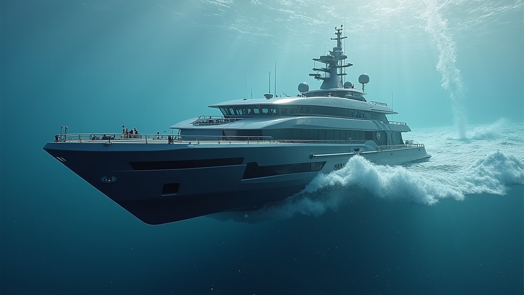 Vue intérieure du caisson hyperbare vertical Grand Dive Vertical avec éclairage LED et sièges ergonomiques