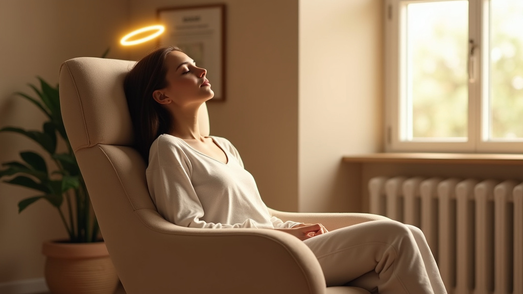 Hypnothérapeute en consultation avec un patient dans un cabinet médical