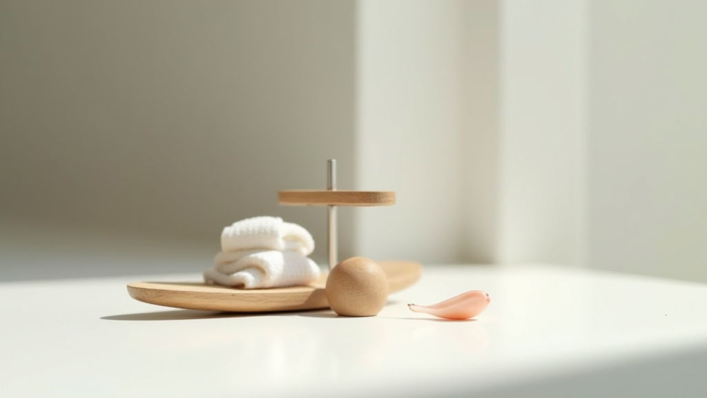 Femme âgée tenant un ovule de colpotrophine avec un graphique de poids à côté