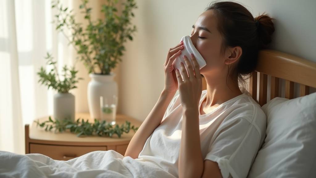 Illustration comparant les symptômes du rhume, de l'allergie et de la sinusite