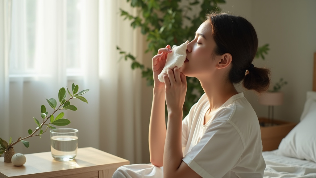 Illustration d'une personne dormant avec plusieurs oreillers pour surélever la tête