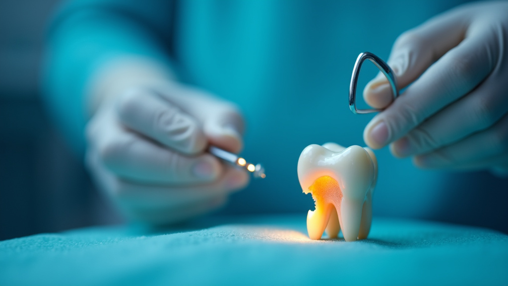 Dent cassée sur un visage humain, illustration de l'urgence dentaire