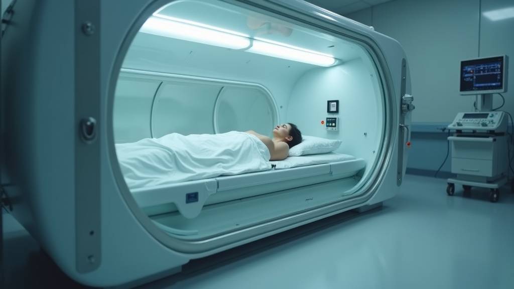 Illustration des effets secondaires potentiels de l'oxygénothérapie hyperbare