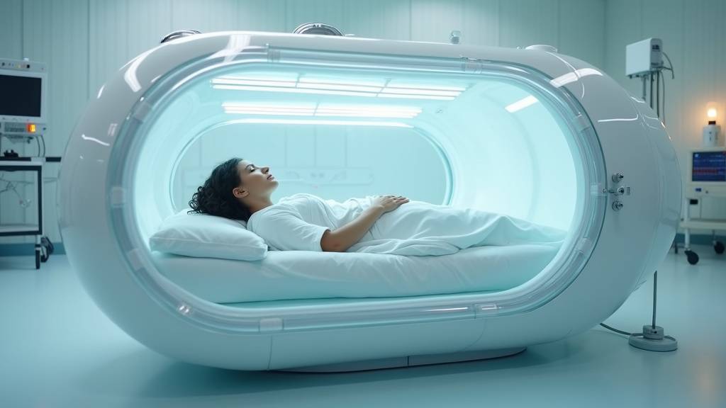 Schéma illustrant le fonctionnement de l'oxygénothérapie hyperbare et la loi de Henry