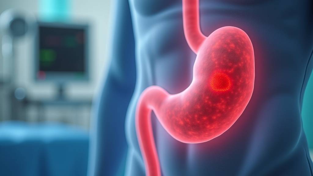 Illustration des complications graves d'un ulcère gastrique
