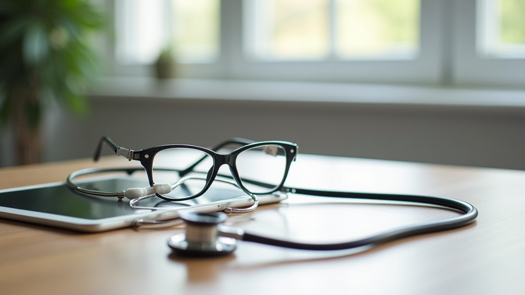 Opticien en train de travailler avec des équipements technologiques modernes