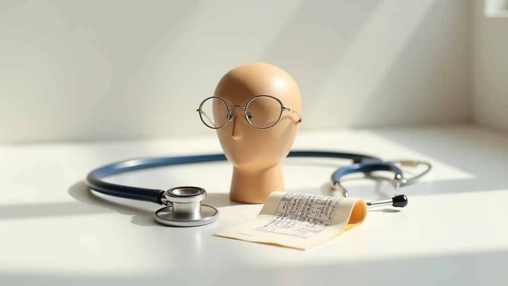 Orthoptiste réalisant un examen de la vue sur un patient