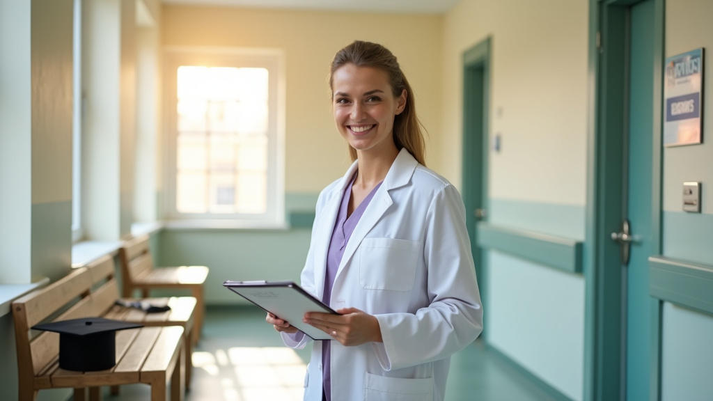 Sage-femme en consultation avec patiente dans un cabinet médical moderne